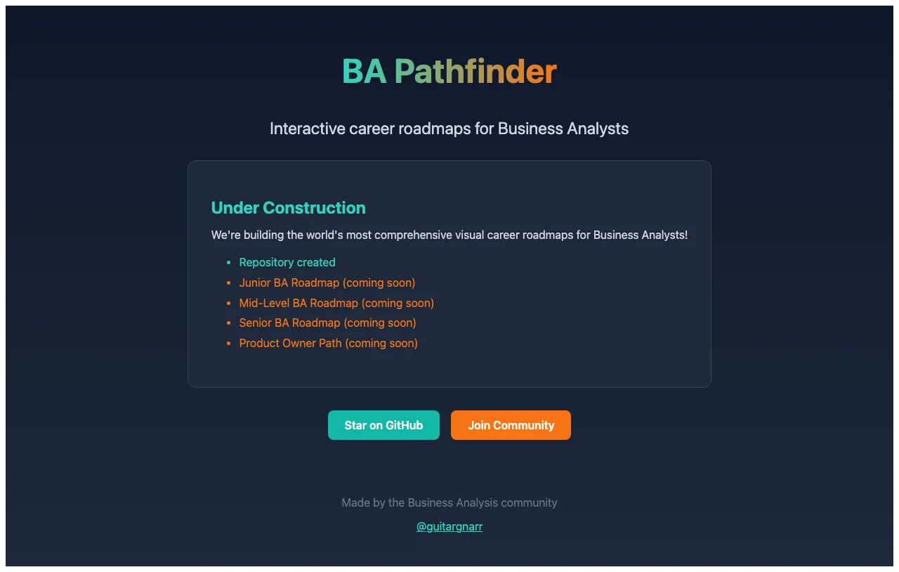 BA Pathfinder